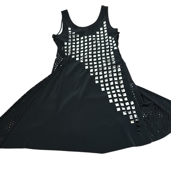 Diesel Runway dress ,S, polka dots,cut outs,mesh, mine is lined ,event EC,Italy - Picture 13 of 16
